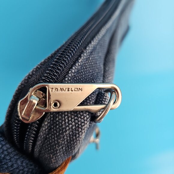 Travelon Denim Crossbody Bag – Compact, Secure, & Stylish - Picture 5 of 13